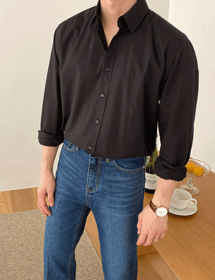 [1+1] 리멜 코튼 셔츠 7color / 개별구매가능